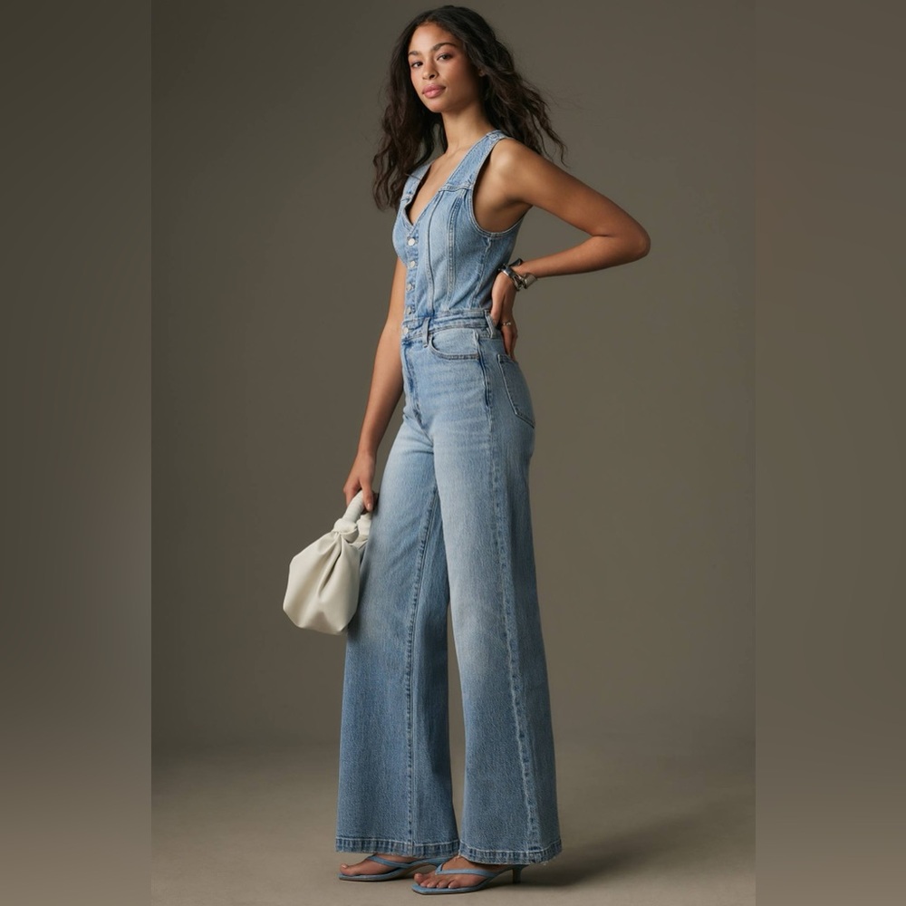 Pistola Blue Denim Women Jeans Overalls - Picture 3 of 7